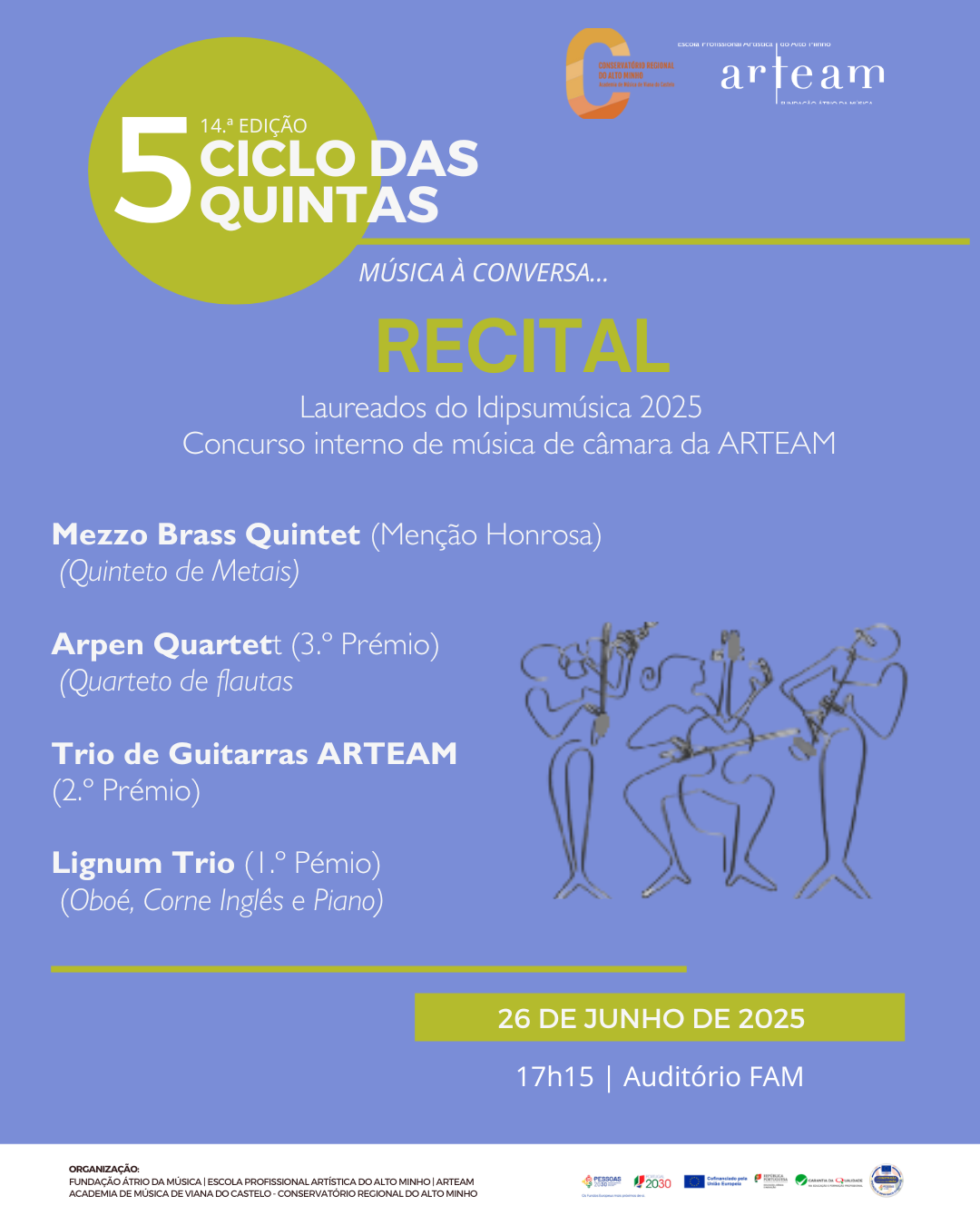 Recital Ciclo das Quintas de junho 2025