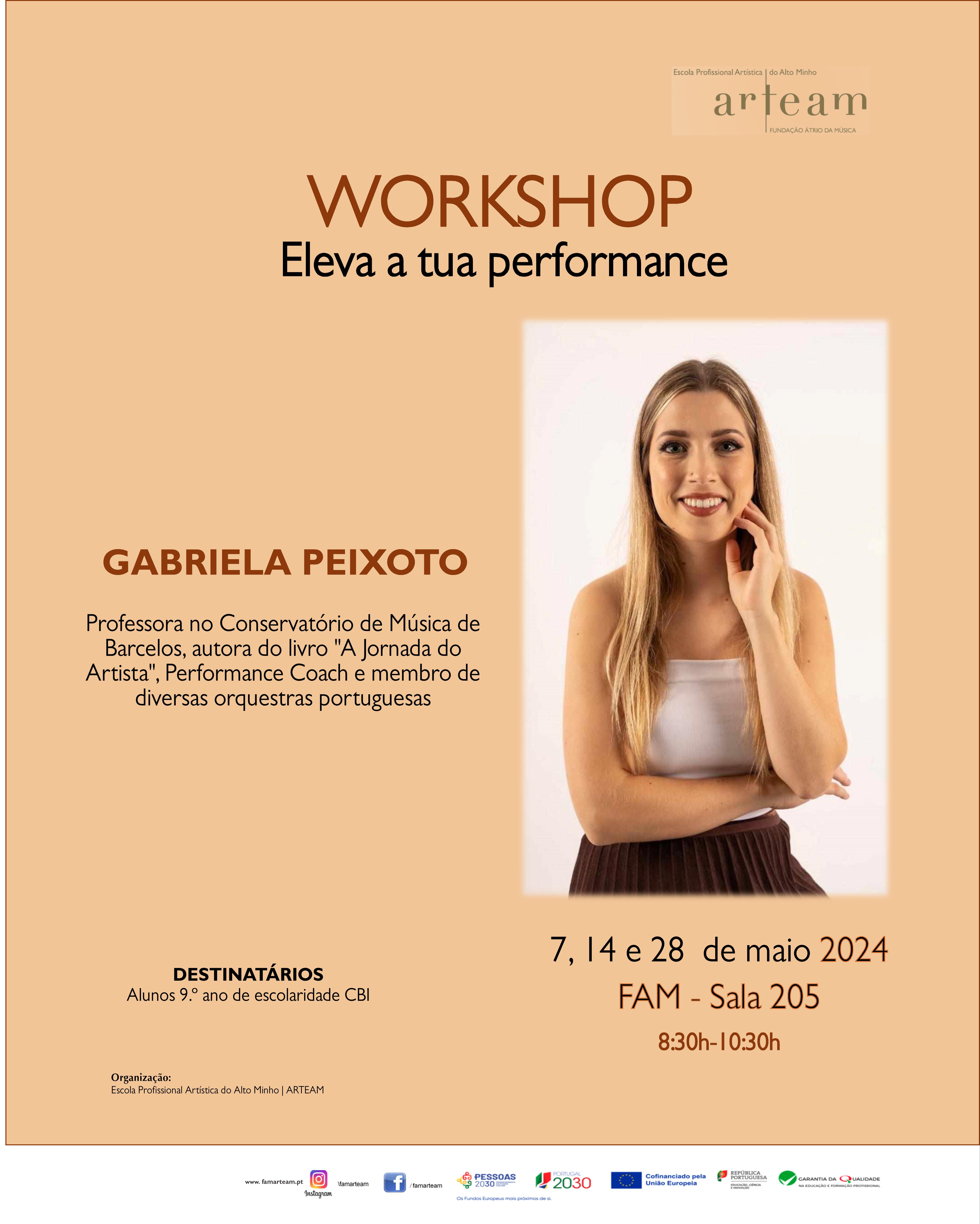 Workshop por Gabriela Peixoto