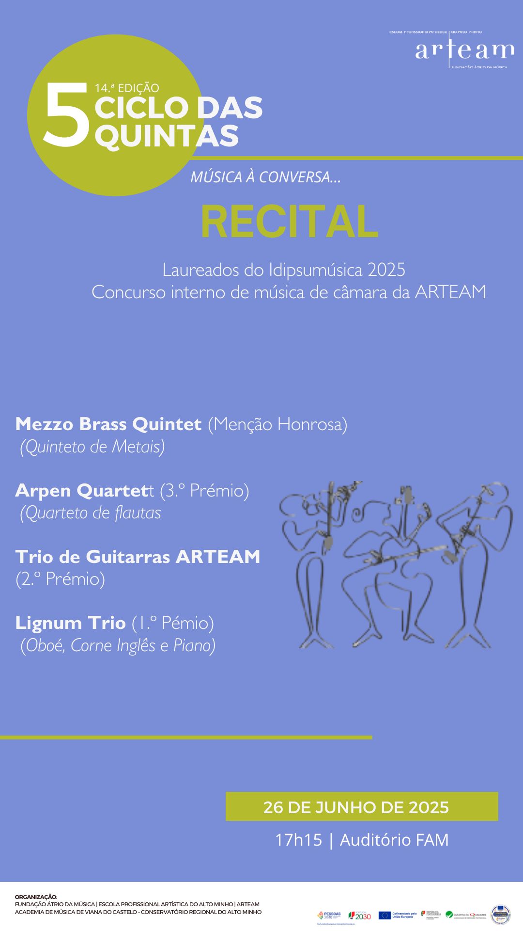 Recital Ciclo das Quintas de junho 2025