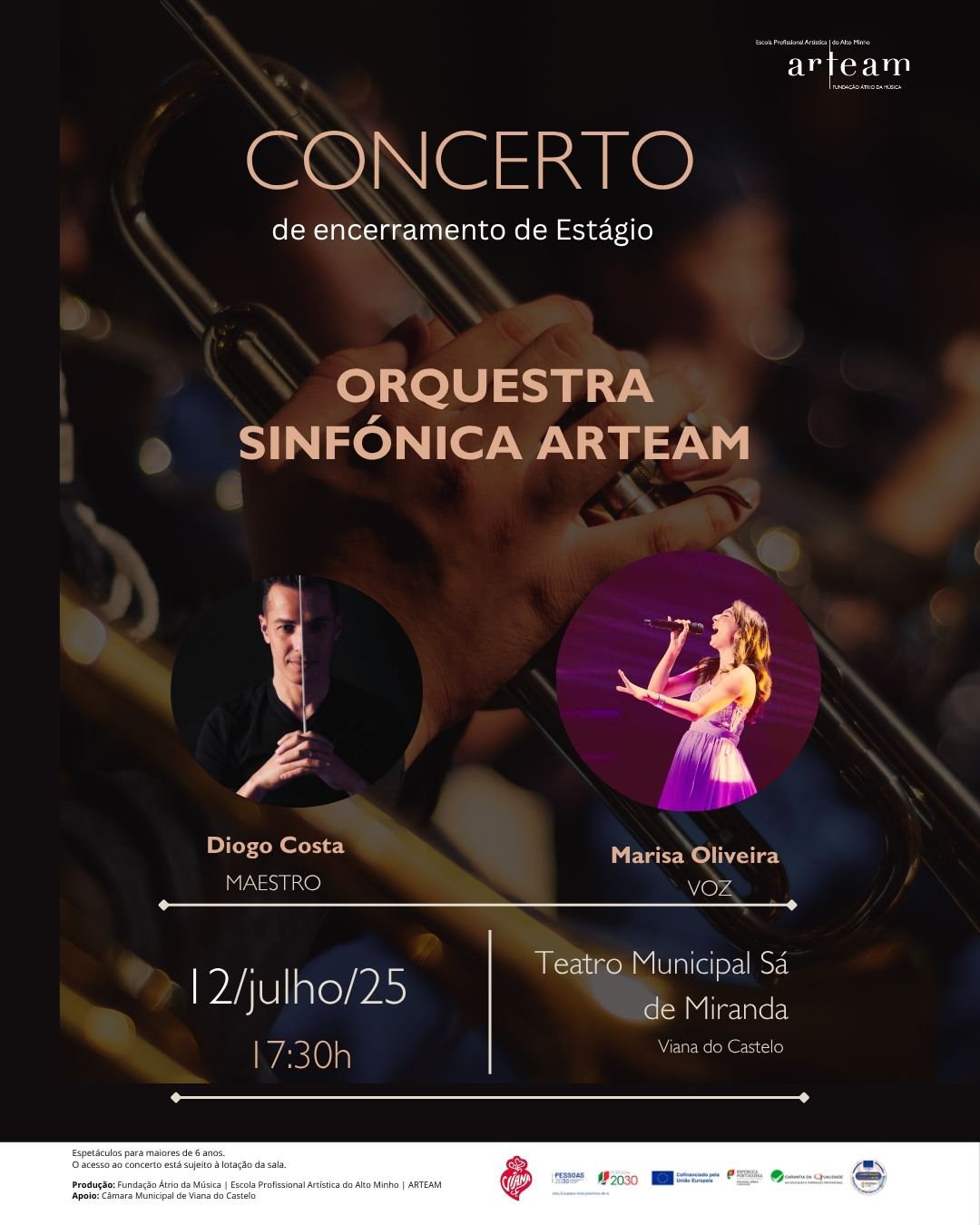 Concerto Final de Ano Letivo da Orquestra Sinfónica ARTEAM 2025